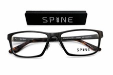 Official Spine Optical Frame Eye Glasses SP2001 Brown Spine Hinge 54/17/145mm 