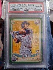 2020 TOPPS GYPSY Queen Yordan Alvarez Green /99 TAROT OF THE DIAMOND PSA 10 RC