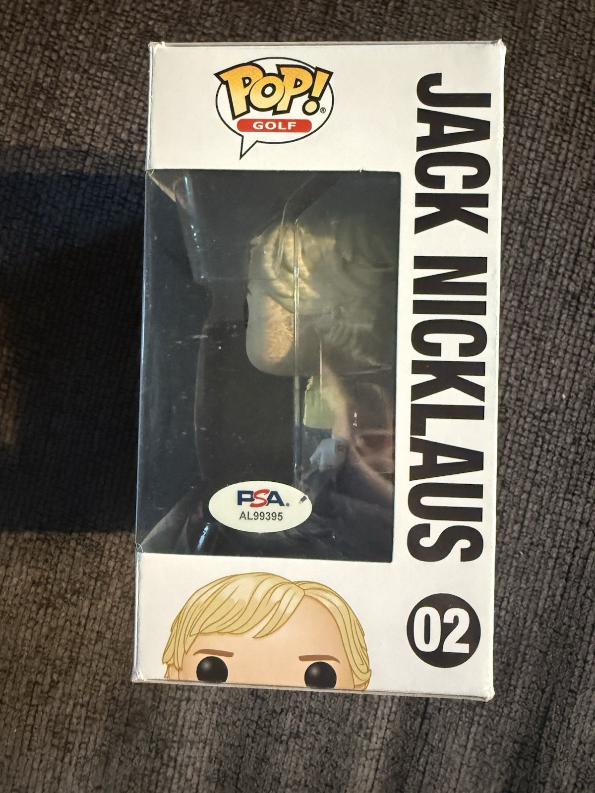 Jack Nicklaus Signed Funko Pop W/PSA COA GOLDEN BEAR view 2