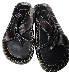 African Hand Made Sandals Mens 7 US 9 Made in Ghana by Kwame Baali Black Leather African Sandals for Men | eBay main image 3