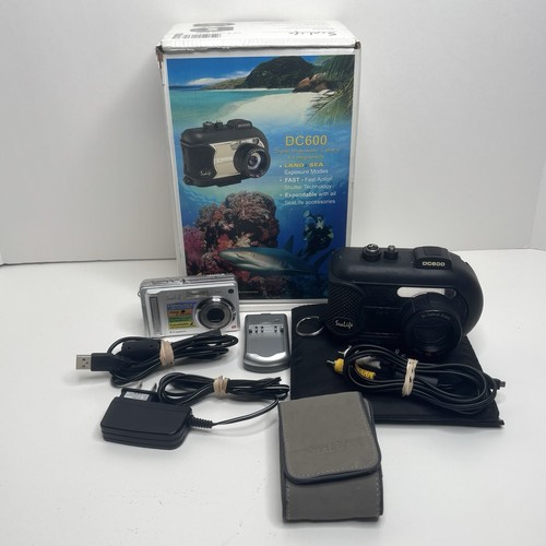 SeaLife DC600 Underwater Digital Camera  - WORKS, BATTERY DOESN’T HOLD CHARGE - Picture 1 of 18