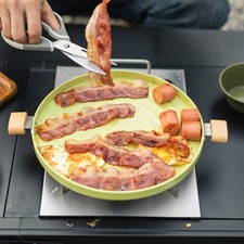 Genie?en Sie gesundes Kochen mit dem geringen ?lbedarf der 28CM Grillplatte – Bild 12