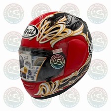 Arai Quantum 2 Medium Swirl Red Motorcycle Helmet - QR DISCOUNT