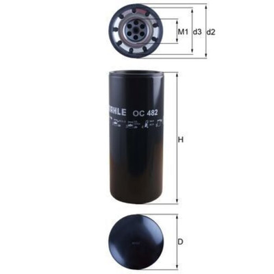 Ölfilter MAHLE OC 482 Filter