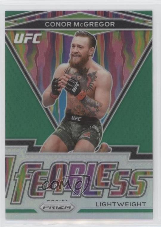 2021 Panini Prizm UFC Fearless Green Prizm Conor McGregor #1 1h1x