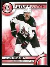 2023-24 Sp Authentic - Limited Red Future Watch  Milos Kelemen #119 (RC)