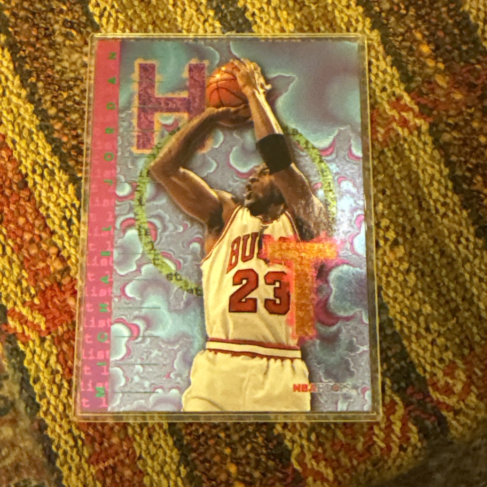 1995/96 Skybox Hoops MICHAEL JORDAN “Hot List” HOLO 1 / 10 FOIL🔥ULTRA RARE🔥