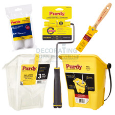 Purdy White Dove Jumbo Mini Roller & Pail Set - Bundle