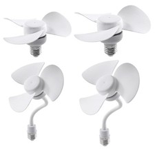 E27 Base Ceiling Fan Mini Lie Down Noise Fan For Living Room