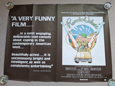 Rancho Deluxe Rare Original UK Cinema Movie Film Quad Poster Jeff Bridges