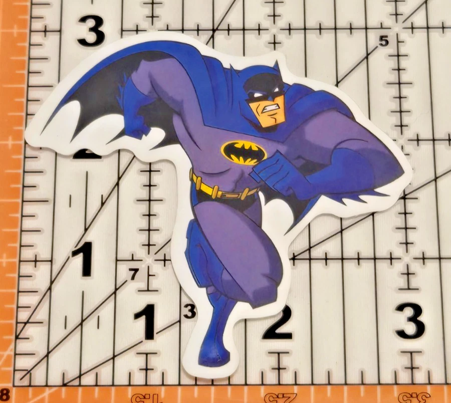 Lote de 5 calcomanías mate flash Batman Superman Superwoman DC Superhéroes Foto 3 de 4