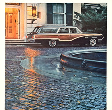 1963 Mercury Station Wagon Advertisement Automobilia Vintage Colony Park