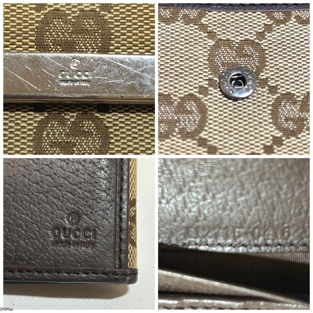 Gucci Long Wallet GG Canvas Beige Authentic G0106865 thumbnail 10