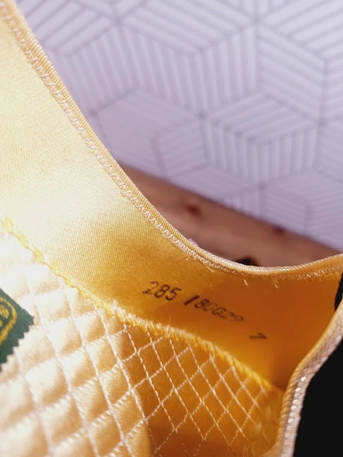 Zapatillas Daniel Green 'Bangkok' RARAS Terciopelo Metálico Borde Dorado Talla 8.5  Foto 3 de 4