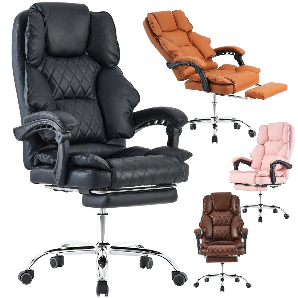 TRISENS BS-09 Farbauswahl Sessel Schreibtischstuhl Bürostuhl Chefsessel Fußstütze