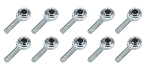 Allstar ALL58006-10, Set of 10 Zinc Steel Rod End Rh 3/8 Male Steel 10Pk Perform - Foto 2 di 10