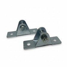 2x Gas Strut Brackets 8mm Ball Stud M6 Bolt Side Mount Zinc Plated