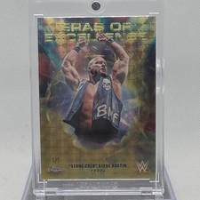 2026 Topps Chrome WWE Eras Of Excellence Stone Cold Steve Austin Superfractor