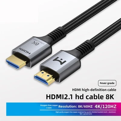 MVTV 8K HDMI 2.1 UHD Cable HDTV 3D 2160P HDR 120Hz 48Gbps Dolby HDCP 2.2 RGB 4:4:4