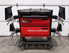 John Bean Eewa533a Visualiner Automotive Wheel Alignment Machine - Power Tested