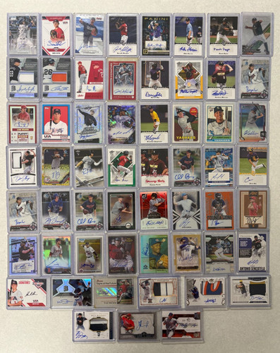MLB Baseball (57) Card ALL Auto Lot National Treasures RCs Low Numbered