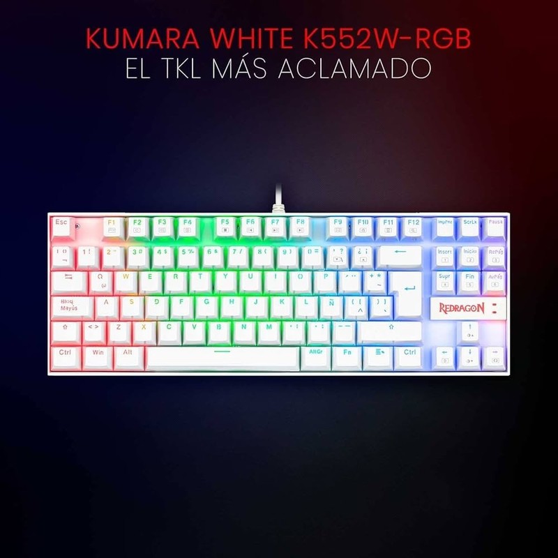 Redragon Kumara K552 Wired Mechanical Gaming Keyboard – RGB Backlit