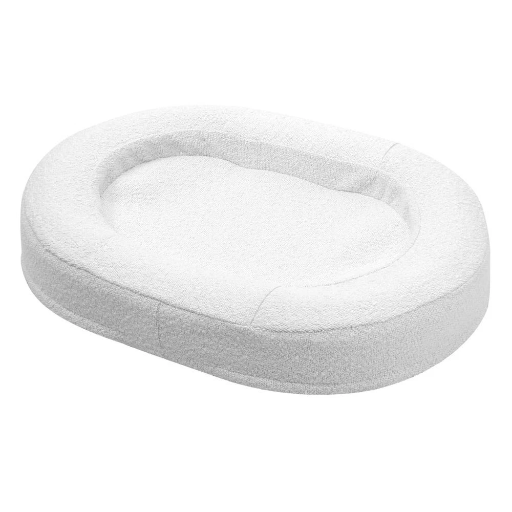 Charlie's Pet Charlie's Marlo Orthopedic Bolster Boucle Dog Bed (White) - 120x75