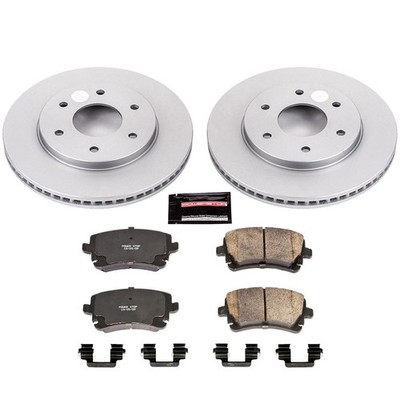 PowerStop Disc Brake Kit - Front - Fits Infiniti QX56 2004-2005, Nissan Armada 2
