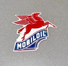VINTAGE MOBIL PEGASUS GARGOYLE PORCELAIN SIGN GAS OIL CAR TRUCK MOTORCYCLE