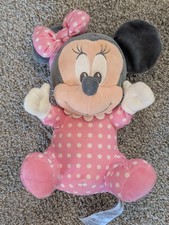 Disney Parks Babies Minnie Mouse Plush Stuffed Animal Soft Toy 11  Polka Dots