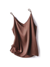 Women Satin Silk Camisole Tank Top Vest V Neck Strap Undershirt Casual Basic US