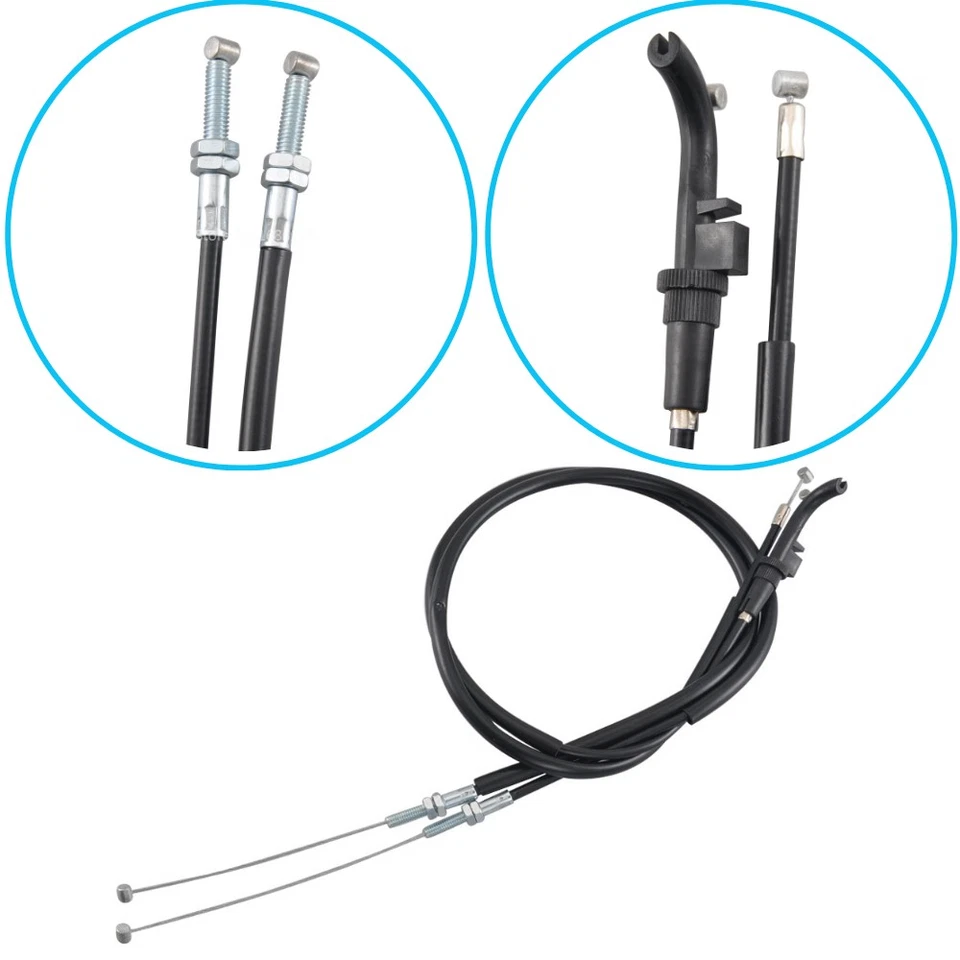 Throttle Cable Wires Fit For Kawasaki Ninja 250R EX250J 2008-2012 2009 2010 2011 - Image 2 of 4