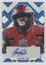 2022 Leaf Metal Draft Portrait Blue Prismatic /30 Jerome Ford #PA-JD1 Auto 0b2