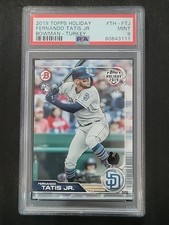 2019 Topps Bowman Holiday Fernando Tatis Jr Turkey 28/35 PSA 9 RC Rookie #TH-FTJ