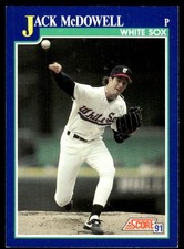 Jack McDowell 1991 Score #27 White Sox MLB READ FREE SHIPPING AutographDen
