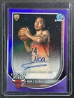 NOA ESSENGUE 2025-26 BOWMAN CHROME #BCA-NE AUTO PURPLE REFRACTOR RC 18/250