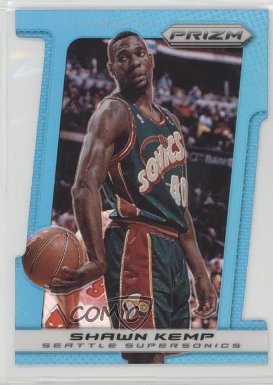 2013-14 Panini Prizm Light Blue Prizm Die-Cut /199 Shawn Kemp #234