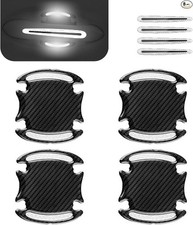 8 PCS Car Door Handle Sticker, Anti-Scratch Reflective Door Handle Protector, No