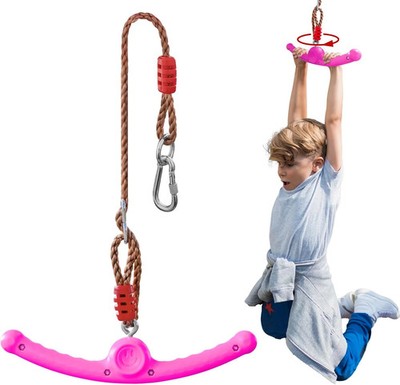 Ninja-Twister 360° Spin Handle: Slackline Swing Attachment for Kids - Activate N