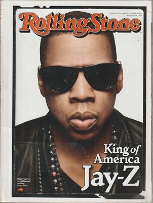 JAY-Z King of America Rolling Stone Magazine June 24, 2010, Bruce Willis Rihanna