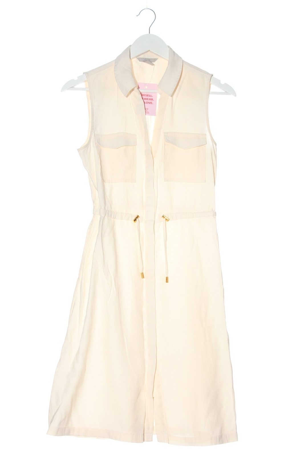 Robe Chemise H&M Blanche Taille 42 – Style Décontracté, Viscose Confort !