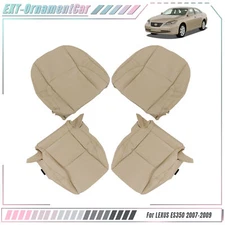 Leather Tan Front Both Side Perforated Seat Cover For LEXUS ES350 2007-2009 NEW