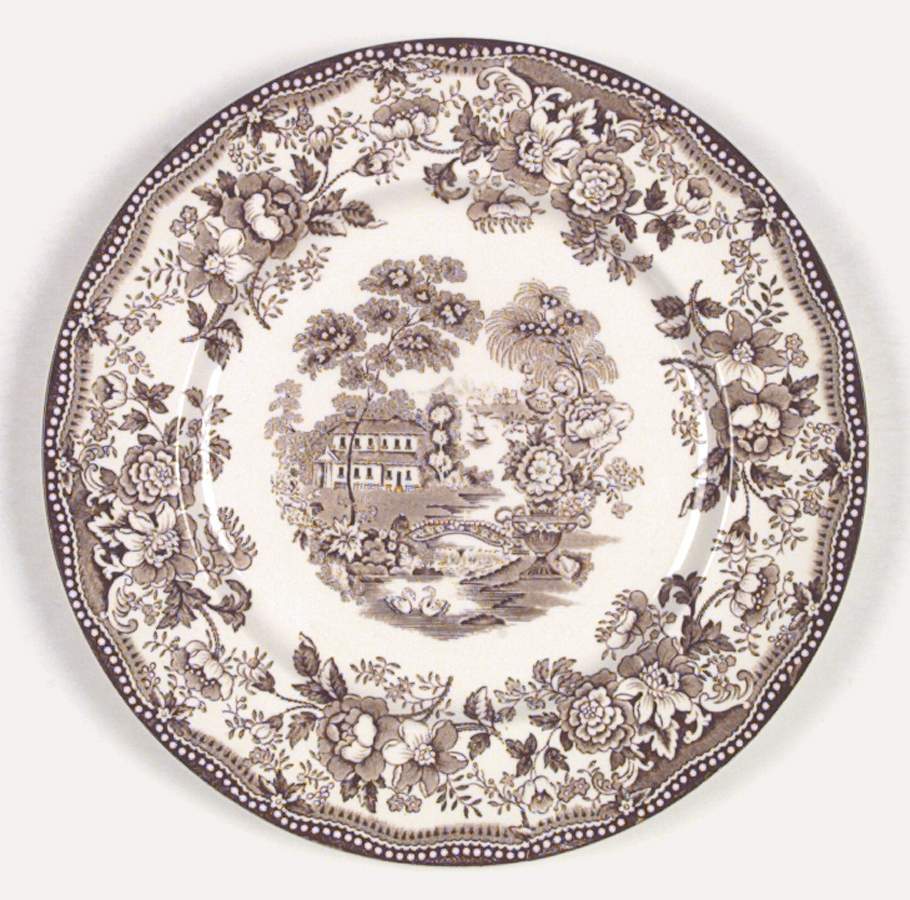 Royal Staffordshire Tonquin Brown Dinner Plate 628092