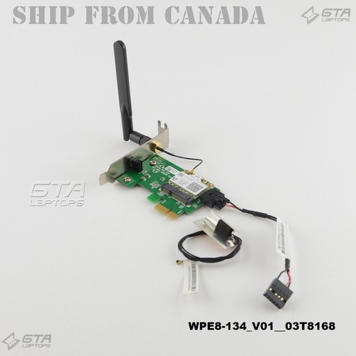 Lenovo WPE8-134_V01 PCIe Wifi Riser Card w/Antenna & Cable 03T8168 - Imagen 6 de 6