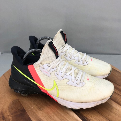 Nike Air Zoom Infinity Tour Golf 'White Crimson Volt' Shoes Mens 10 Performance