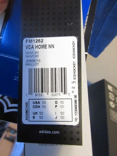 New Authentic Adidas Prime Vancouver Canucks Elias Pettersson Jersey Med 50 Blue - Picture 5 of 11