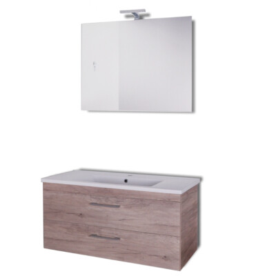 Badhängeschrank Spring Corda mit Waschbecken Spiegel MADE IN ITALY