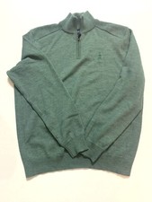 Polo Golf Ralph Lauren 100 Merino Wool Sweater Mens Large L Green