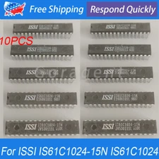 10PCS IS61C1024-15N IS61C1024 128K x 8 HIGH-SPEED CMOS STATIC RAM DIP-32
