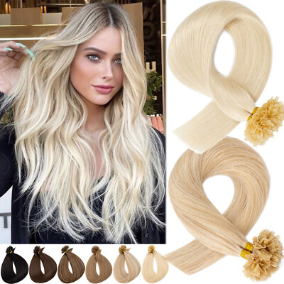 150G Keratin Nail U Tip Real Remy Human Hair Extensions Pre Bonded THICK 150PCS